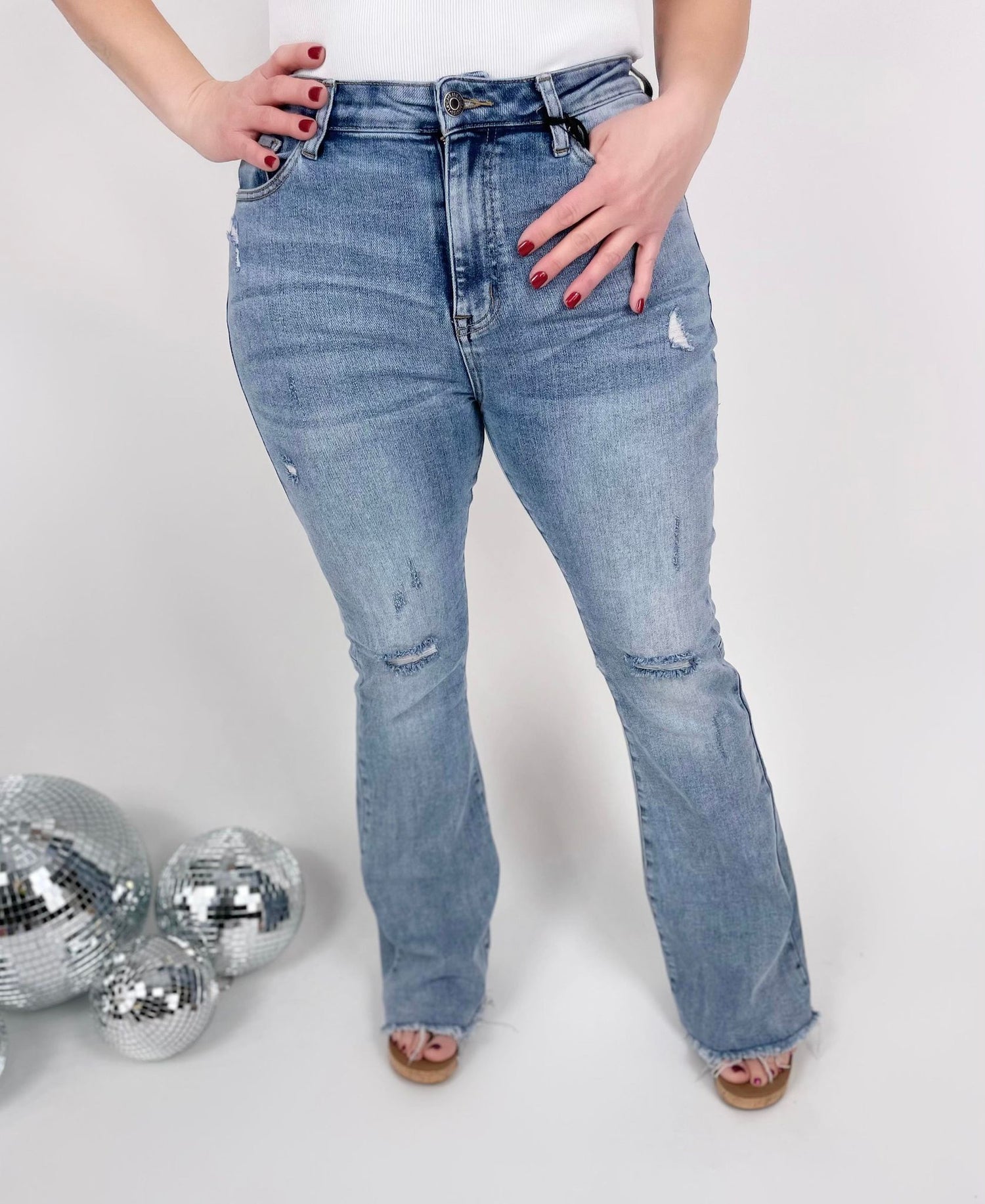 Risen Rebel Rise Flare Jeans