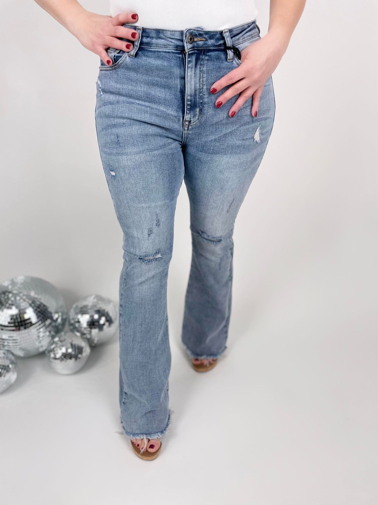 Risen Rebel Rise Flare Jeans