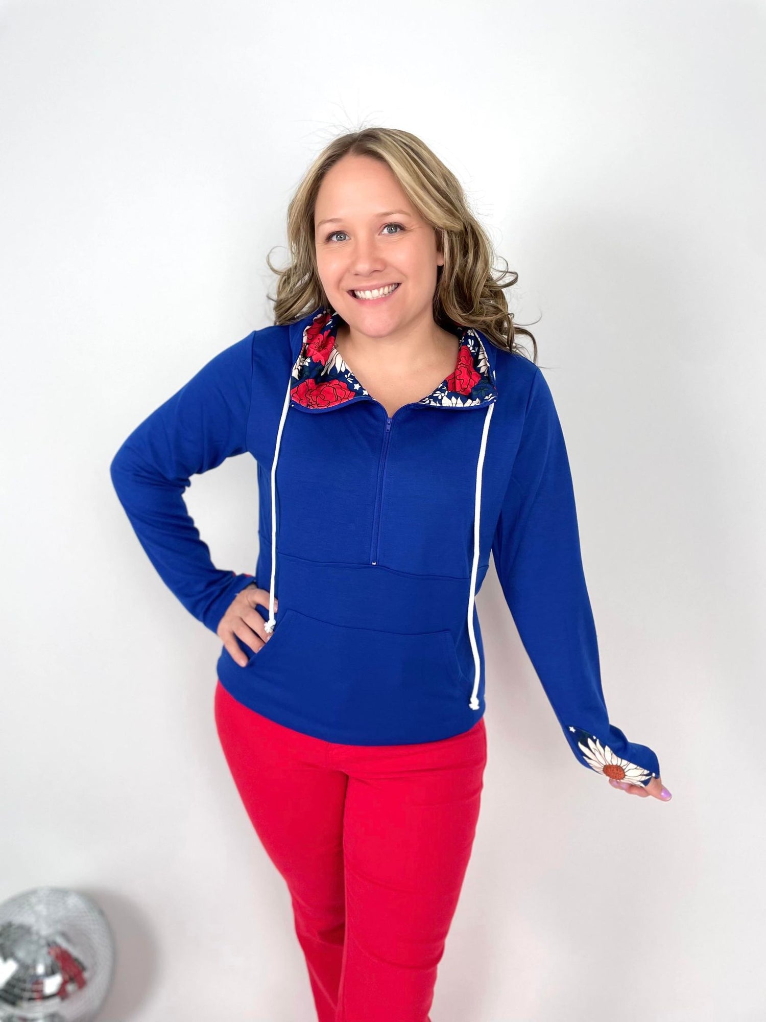 Audre Hoodie - Royal Boho