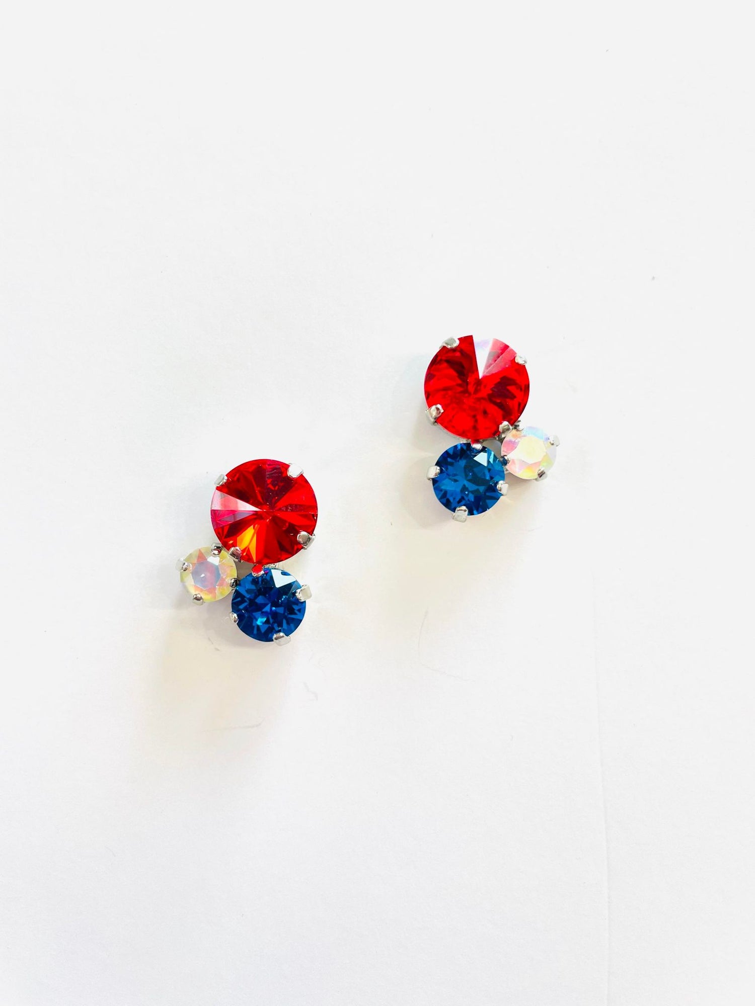 USA Cluster Earrings