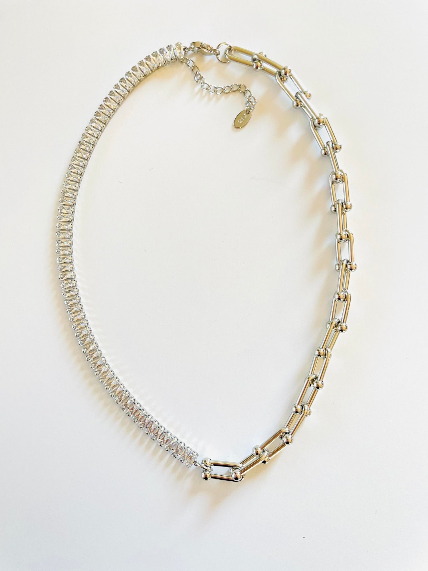 Rock Steady Diamond Necklace - GOLD or SILVER  {Waterproof Jewelry!}
