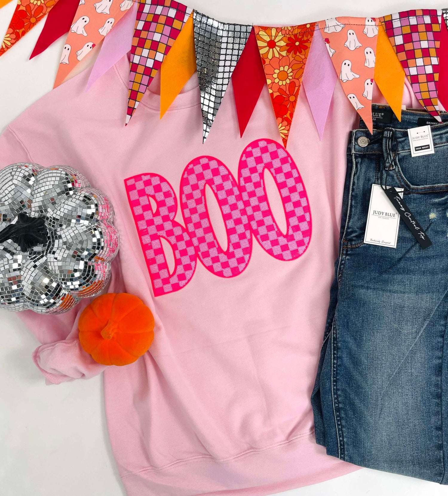 Boo Sequin Sweatshirt {Multiple Colors!}