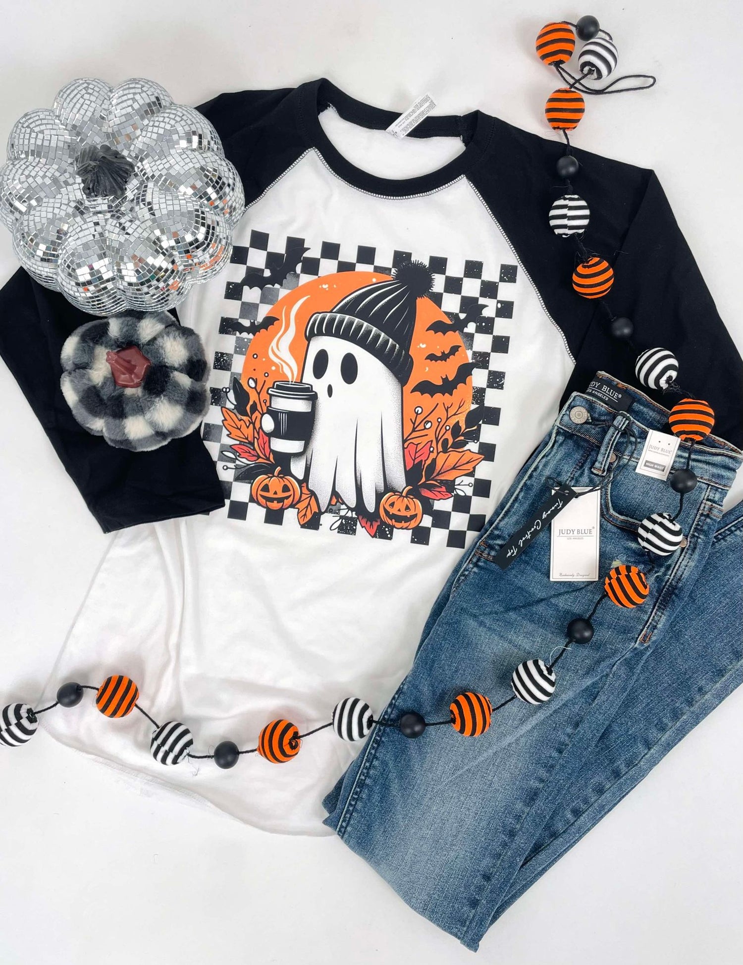 Checkered Ghost Graphic Tee