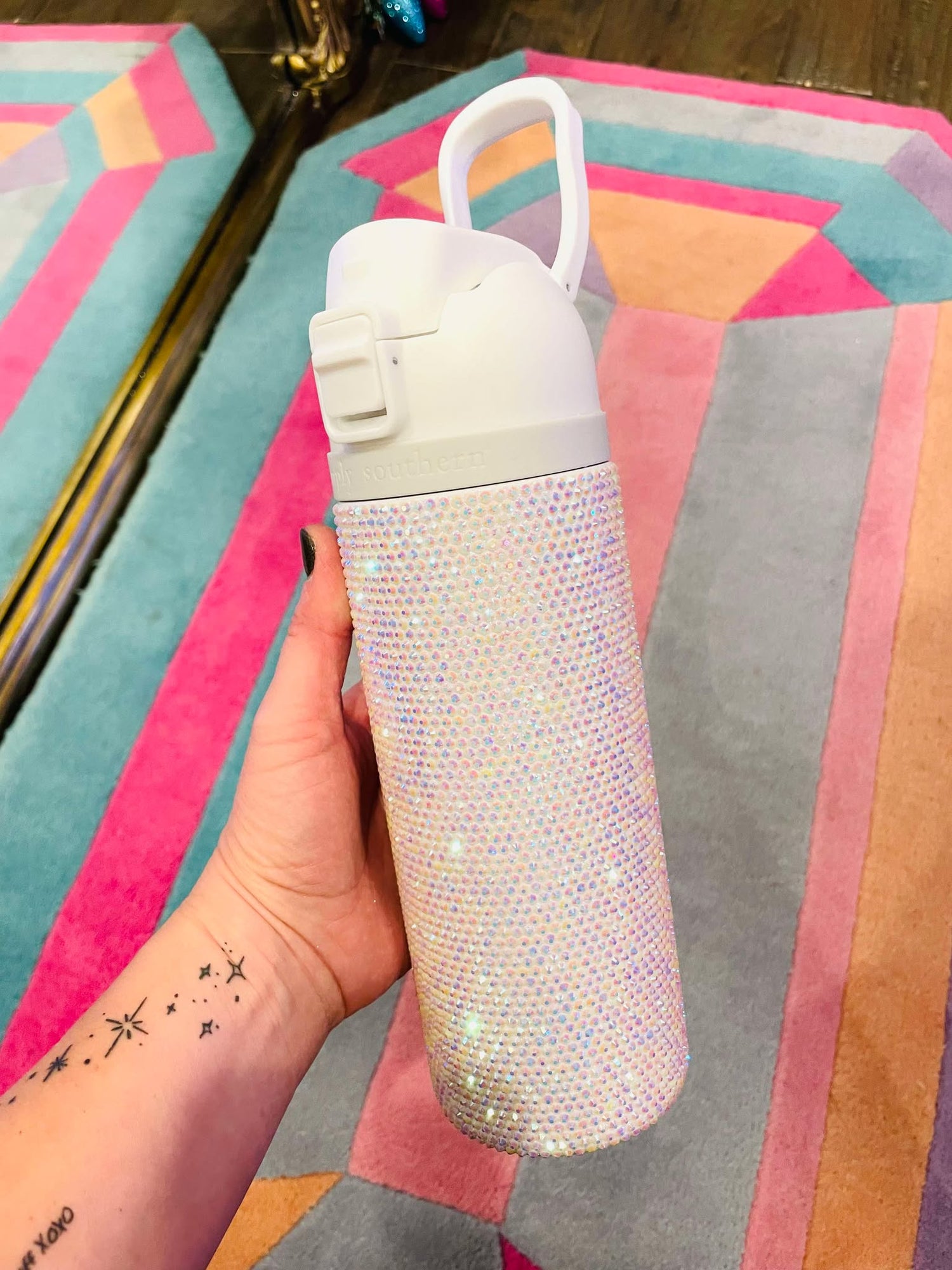 Rhinestone Water Bottle {Multiple Colors!}