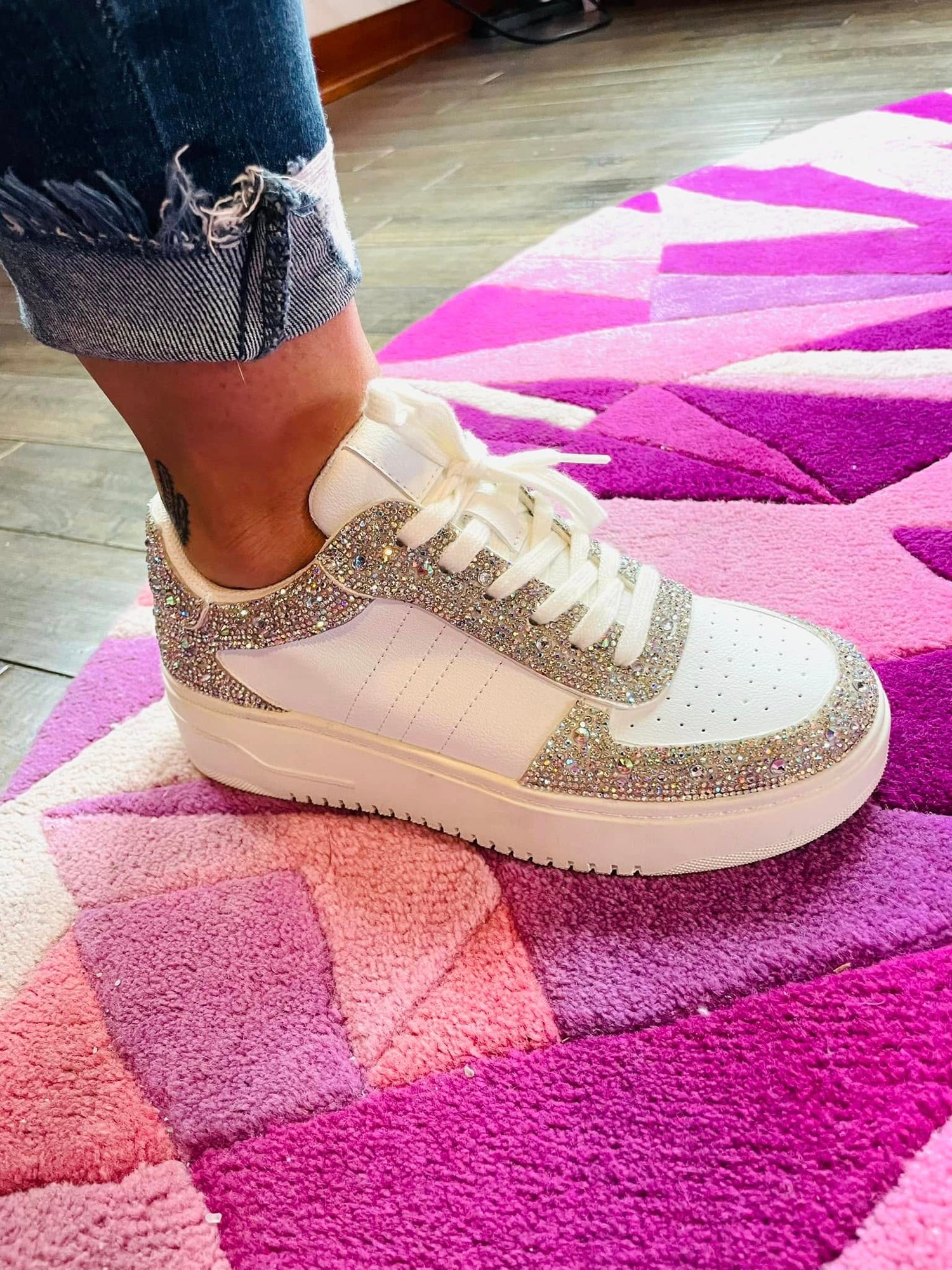 PREORDER :: Corkys - Crystal Rhinestone Sneakers ETA IS MID JAN 2025