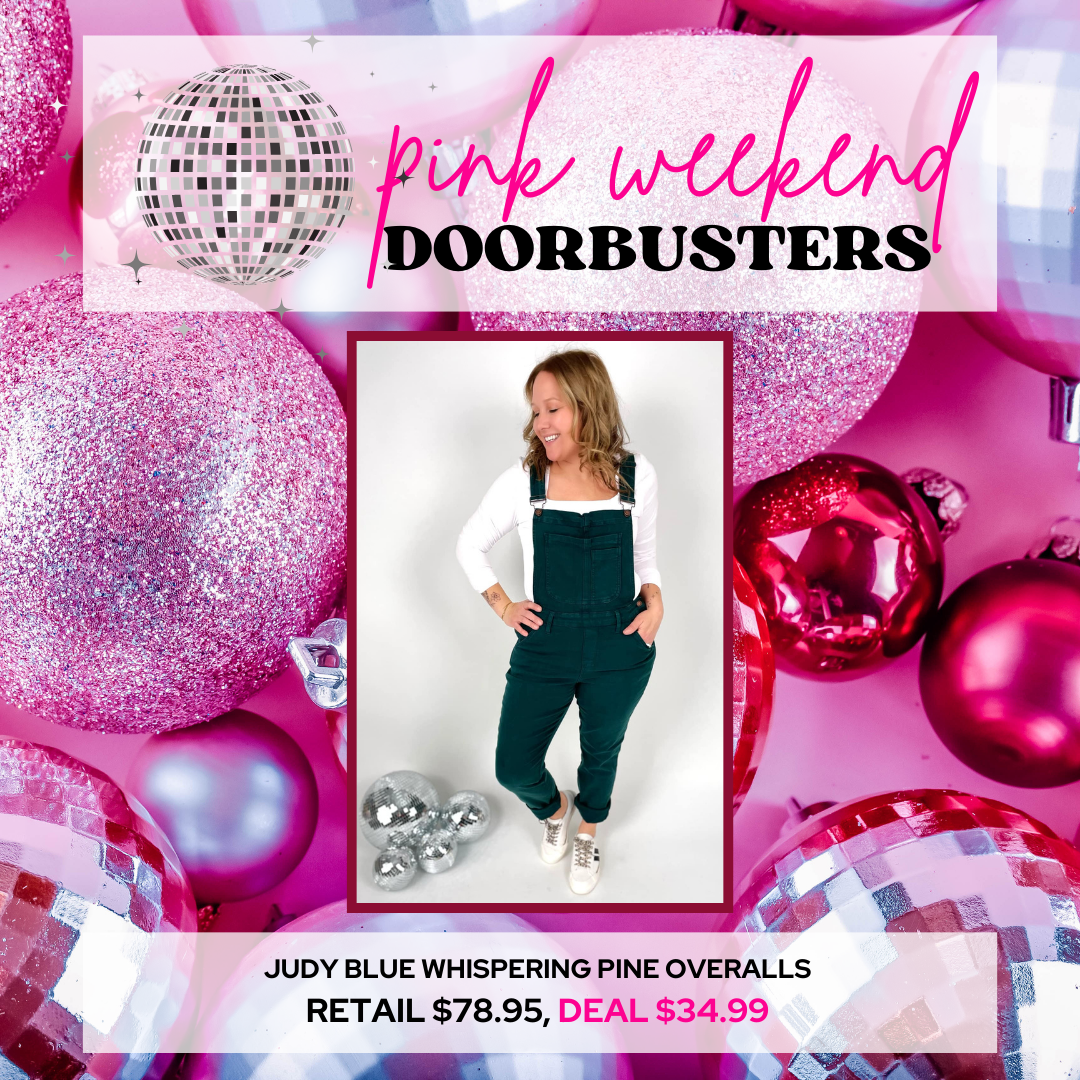 PW DOORBUSTER DEAL!!! Judy Blue Whispering Pine Overalls