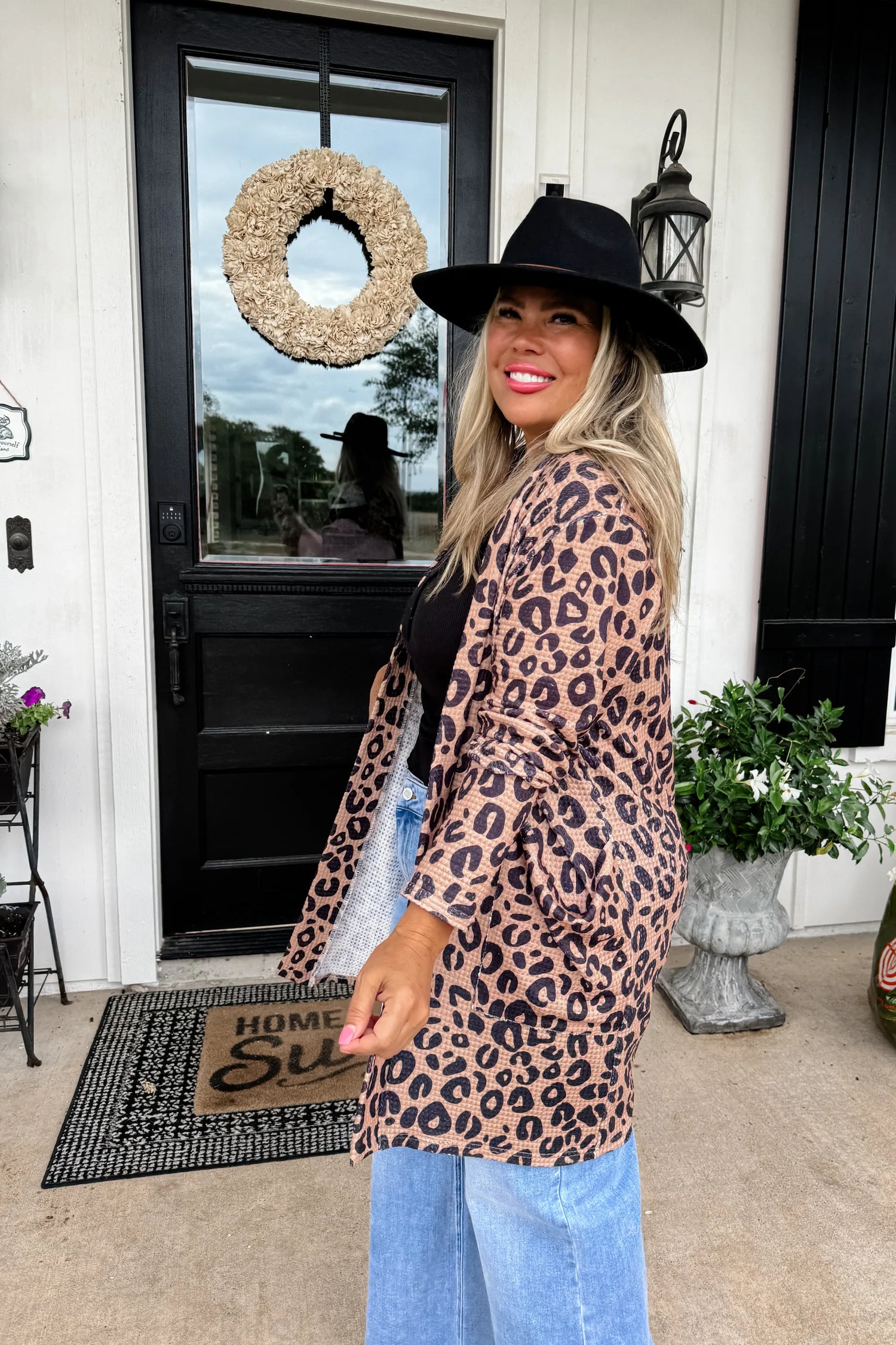 BLAKELEY CHEETAH PRINT LOLA CARDIGAN