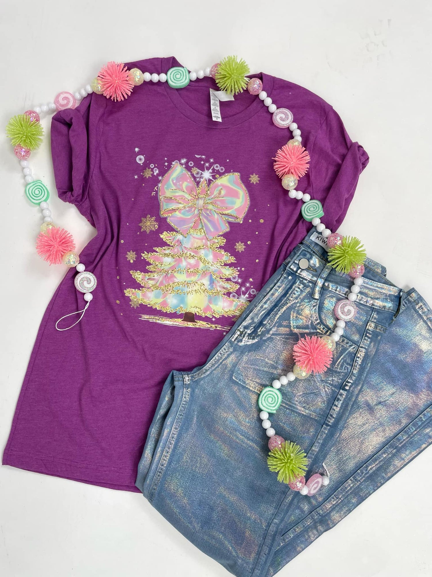 Iridescent Tree Graphic Tee {Custom Order!}