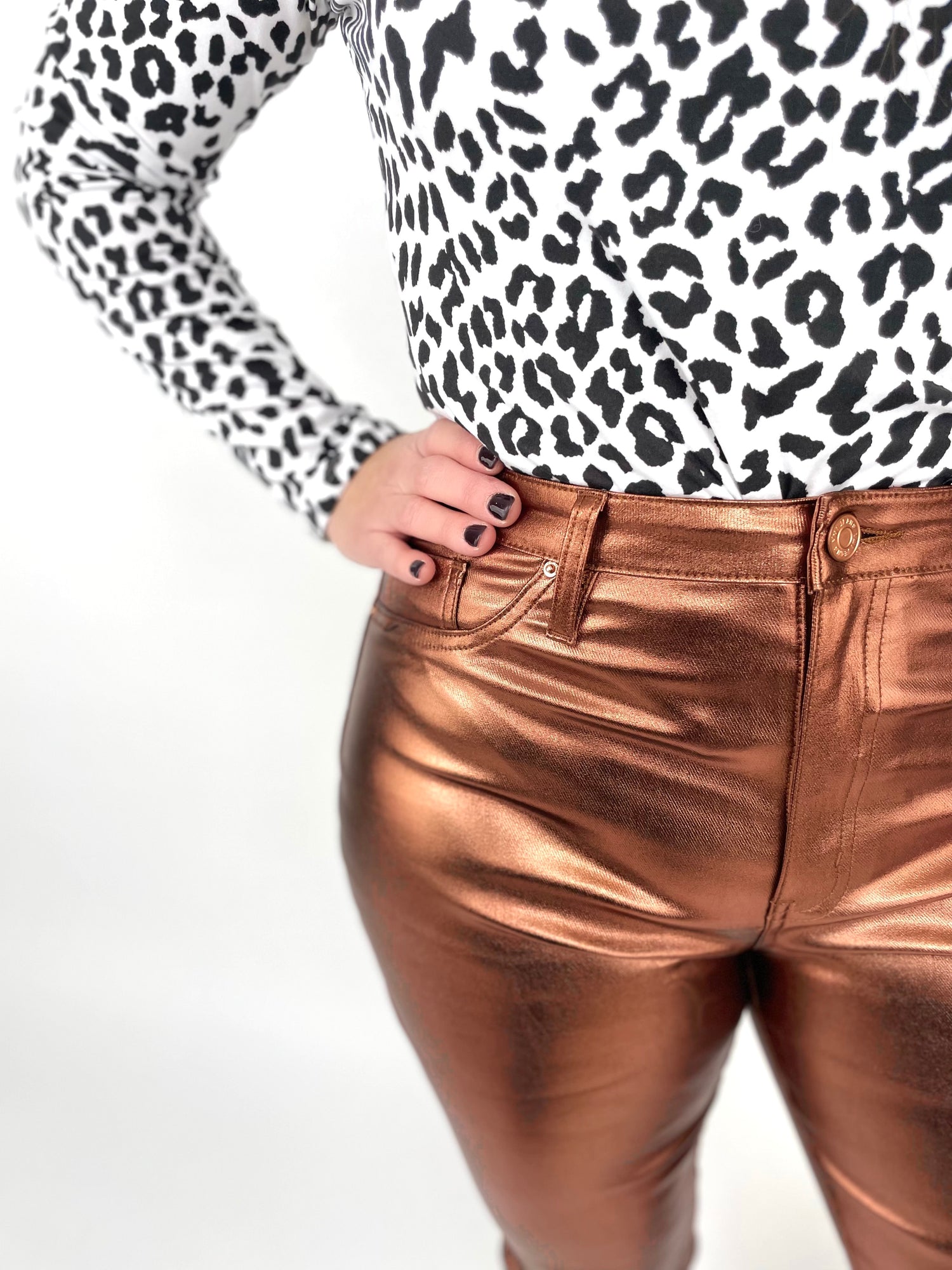 To Be With You Skinny Jeans In Copper