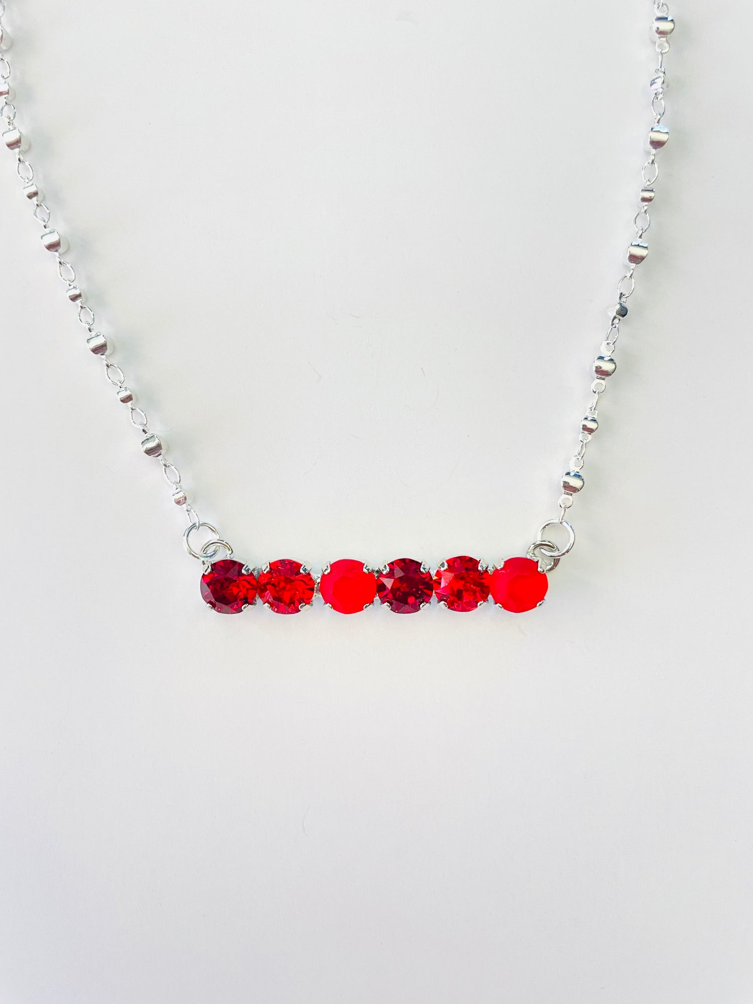 Red Hot Bar Necklace