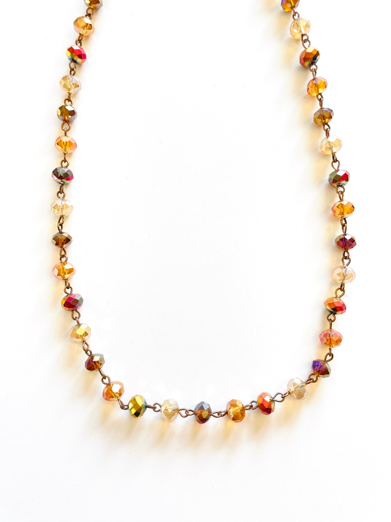 Fall Pieces of a Puzzle Necklace