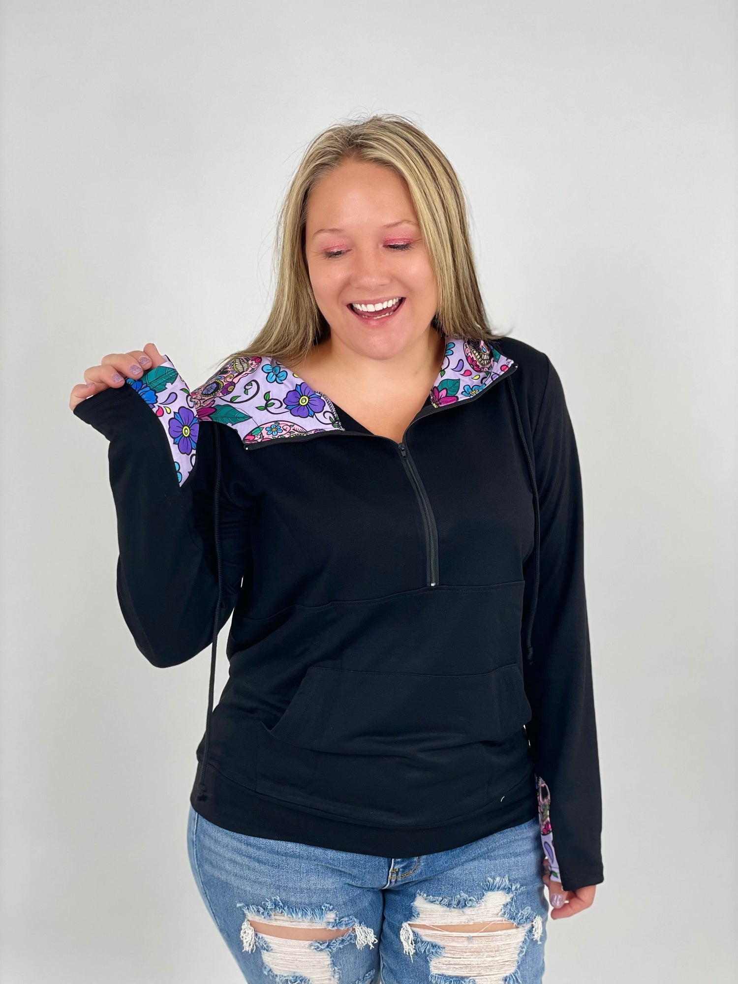 Audre Hoodie - Sugar Skulls