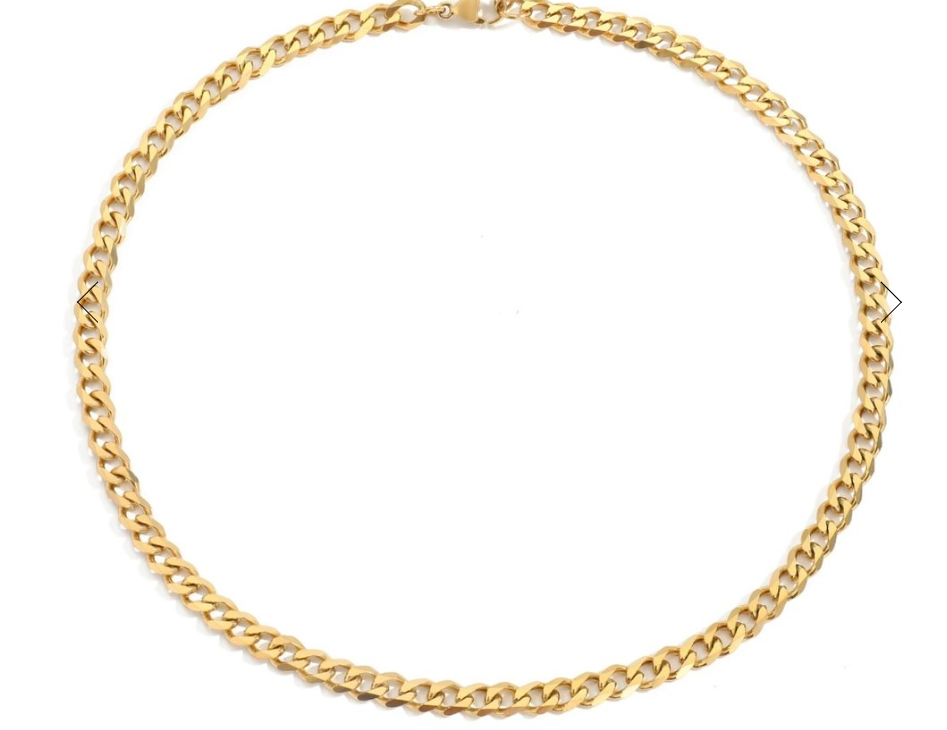 DAINTY CHAIN NECKLACE - Gold or Silver {Waterproof Jewelry}