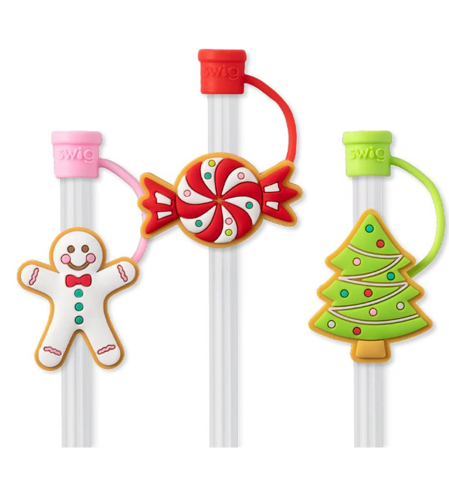 Swig Straw Toppers - HOLIDAY (Multiple Styles!)