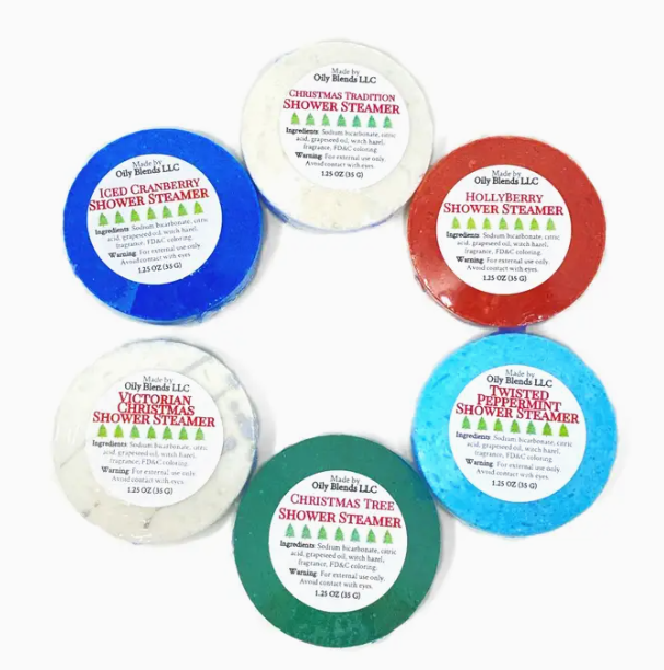 Holiday Shower Steamers {Multiple Scents}