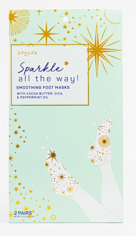 Holiday Sparkle All The Way Soothing Foot Mask