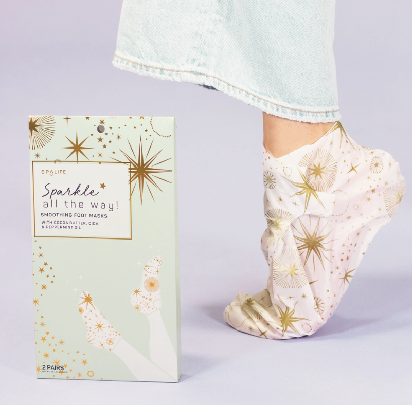 Holiday Sparkle All The Way Soothing Foot Mask