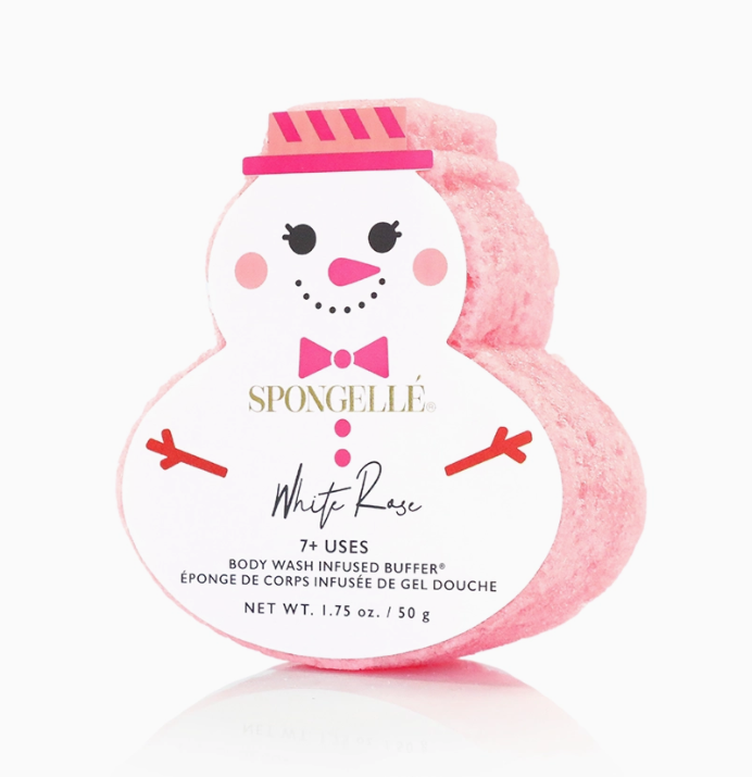 Spongelle Holiday Snowman Body Buffers