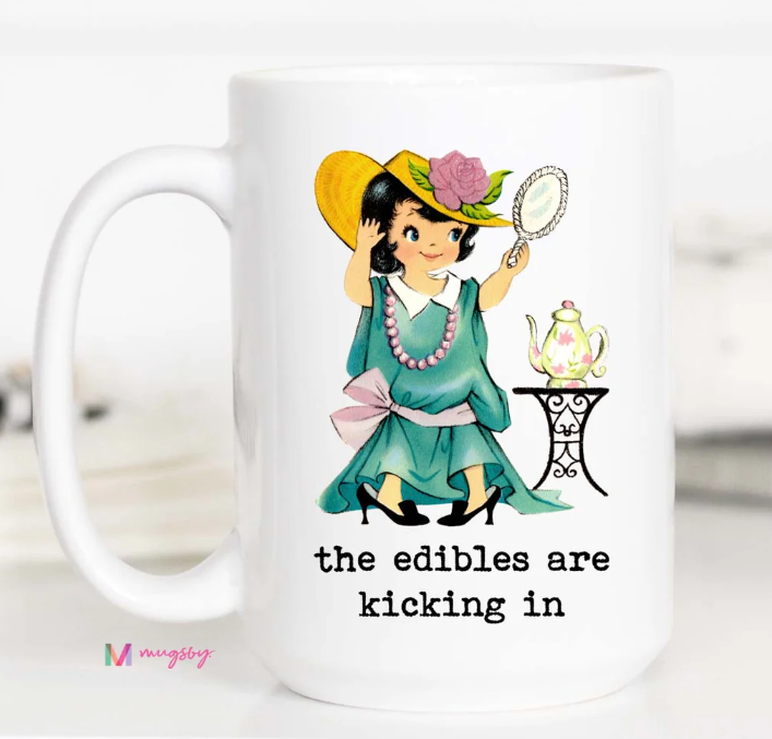 Sassy Vintage Ceramic Mugs {Multiple Sayings}