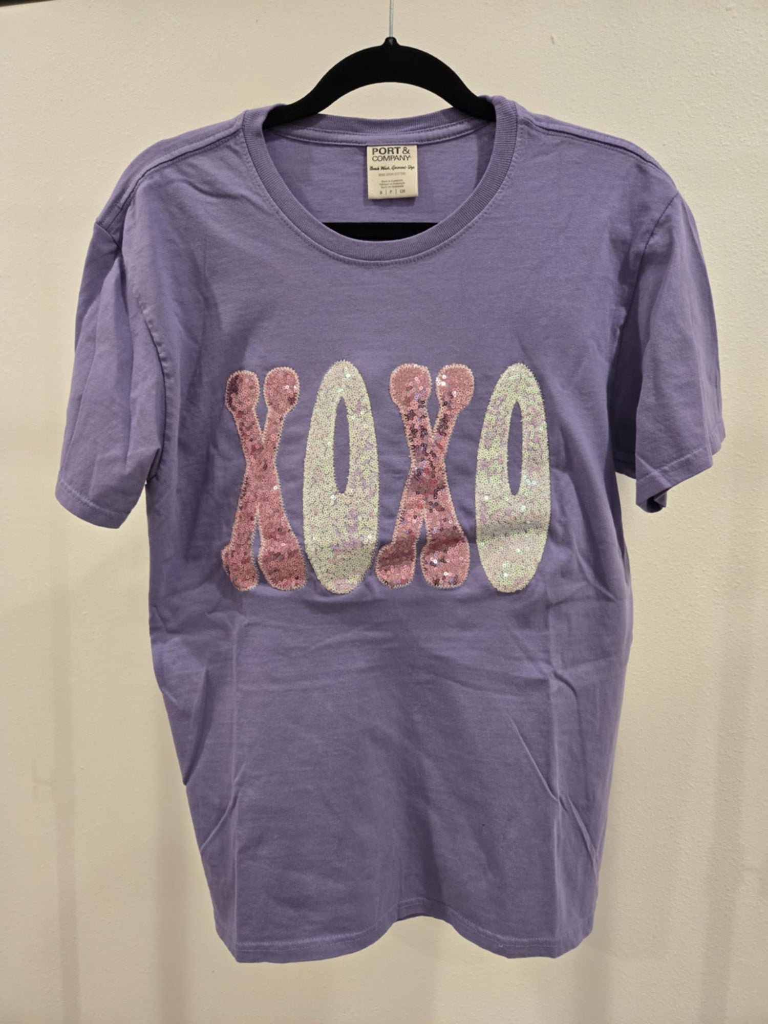 Sequin XOXO Tee