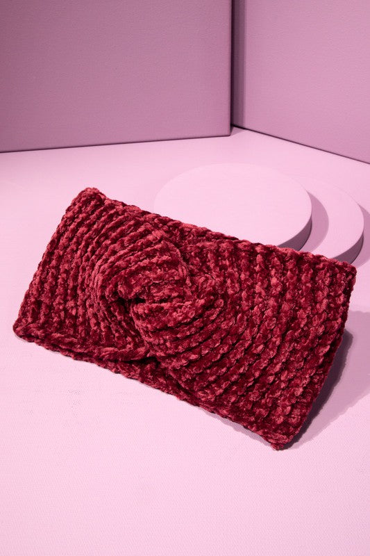 The Favorite Headband In Burgundy