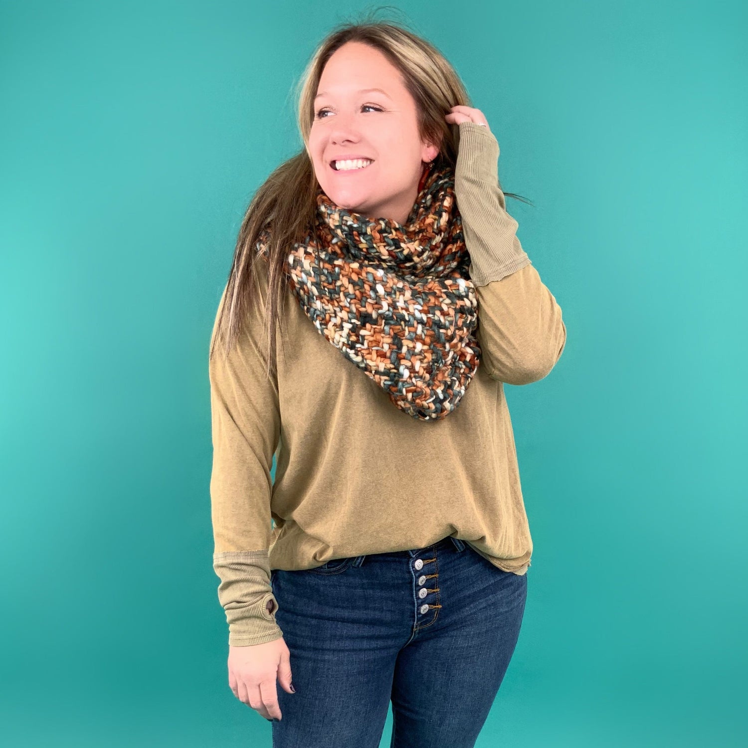 Woven Infinity Scarf