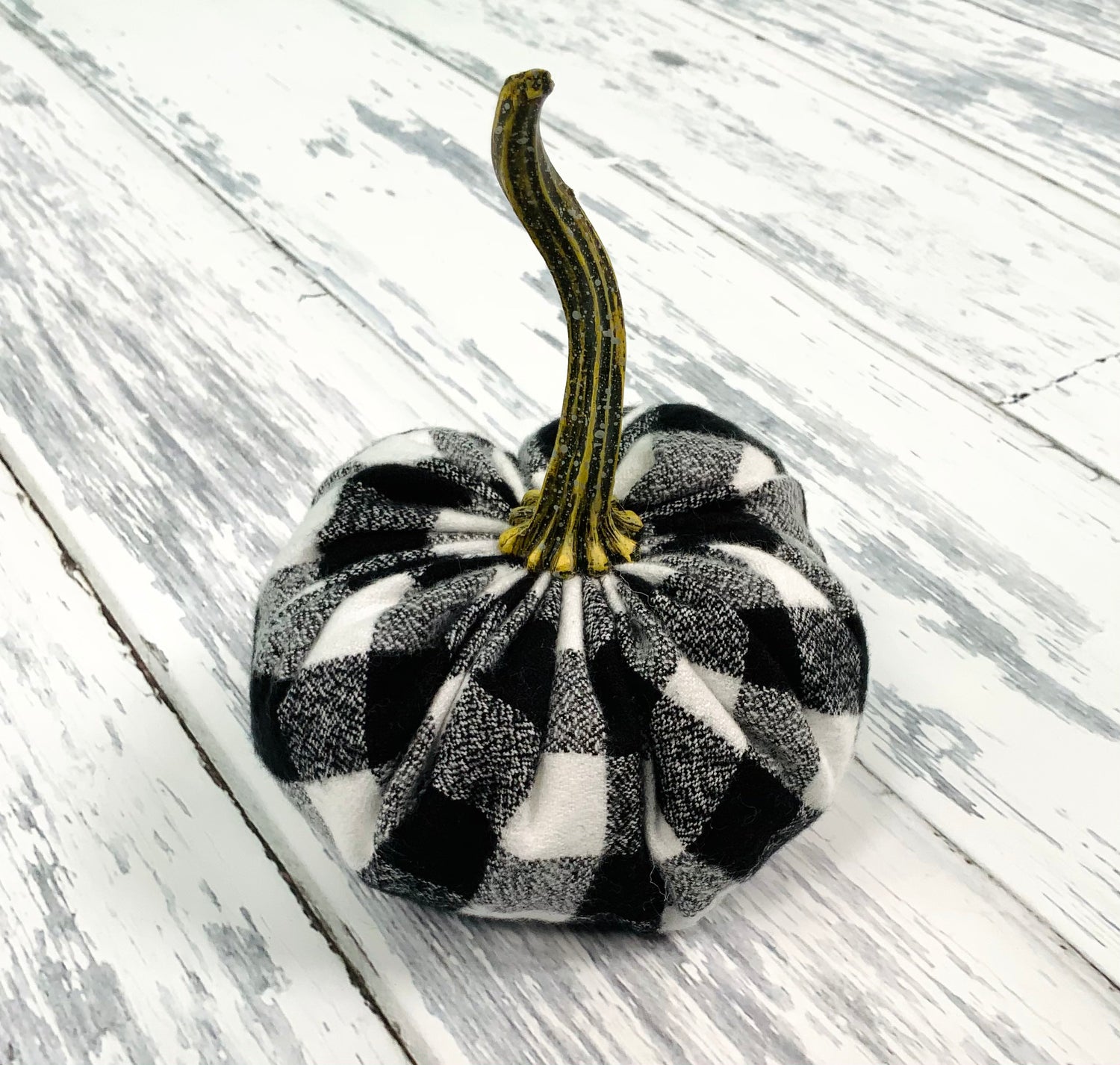 Buffalo Plaid Pumpkin