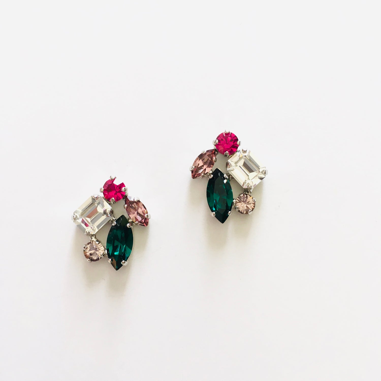 Emerald City Cluster Earrings